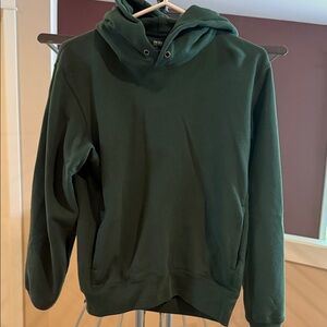 Uniqlo Men's Green Hoodie